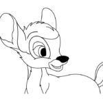 Bambi para colorear