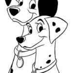 Dibujo de 101 Dálmatas para colorear