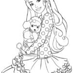 Dibujo de Barbie para colorear
