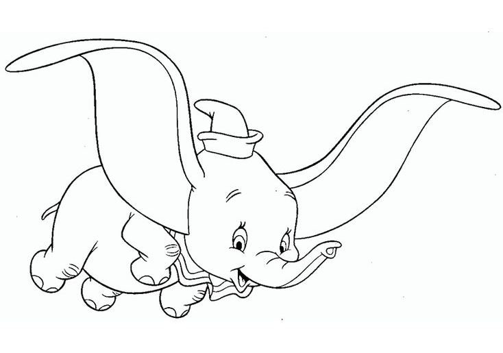 Dibujo de Dumbo para colorear