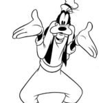 Dibujo de Goofy para colorear