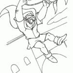 El Jorobado de Notre Dame para colorear