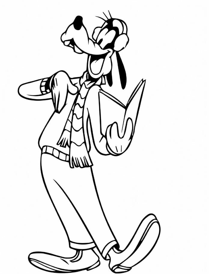 Dibujo de Goofy para colorear