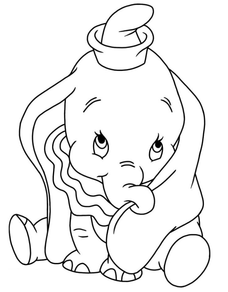 Dibujo de Dumbo para colorear