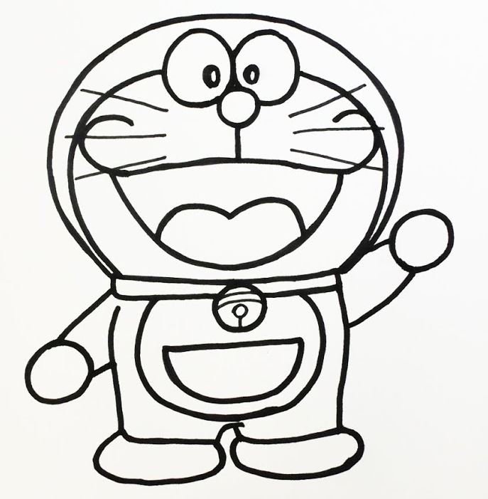 Dibujo de Doraemon para colorear