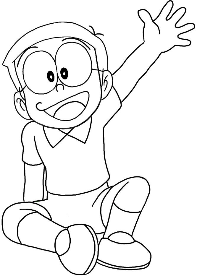 Dibujo de Nobita para colorear