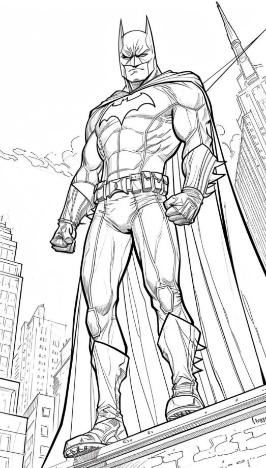 Dibujo de Batman para colorear