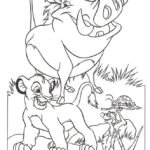 Dibujos del Rey León para colorear