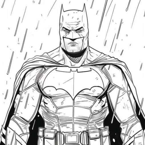 Dibujo de Batman para colorear