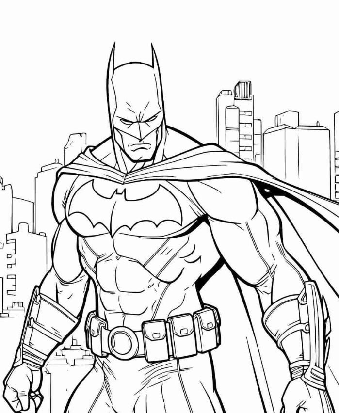 Dibujo de Batman para colorear