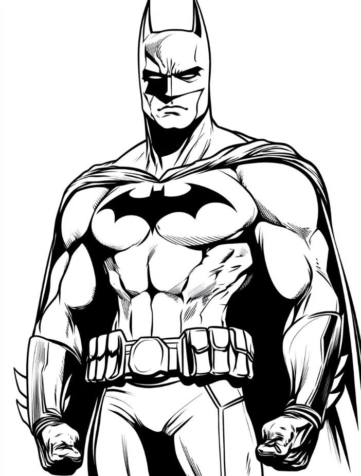 Dibujo de Batman para colorear