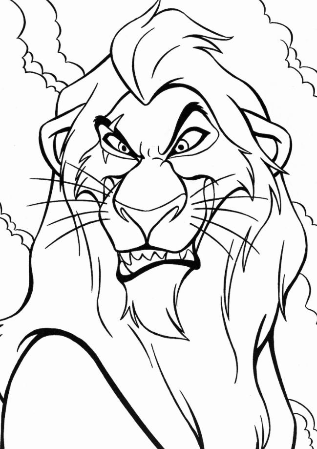 Scar para colorear