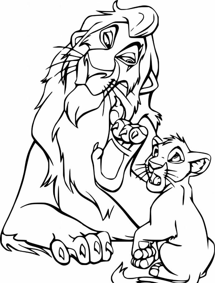 Scar para colorear