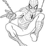 Dibujo de Spiderman para colorear