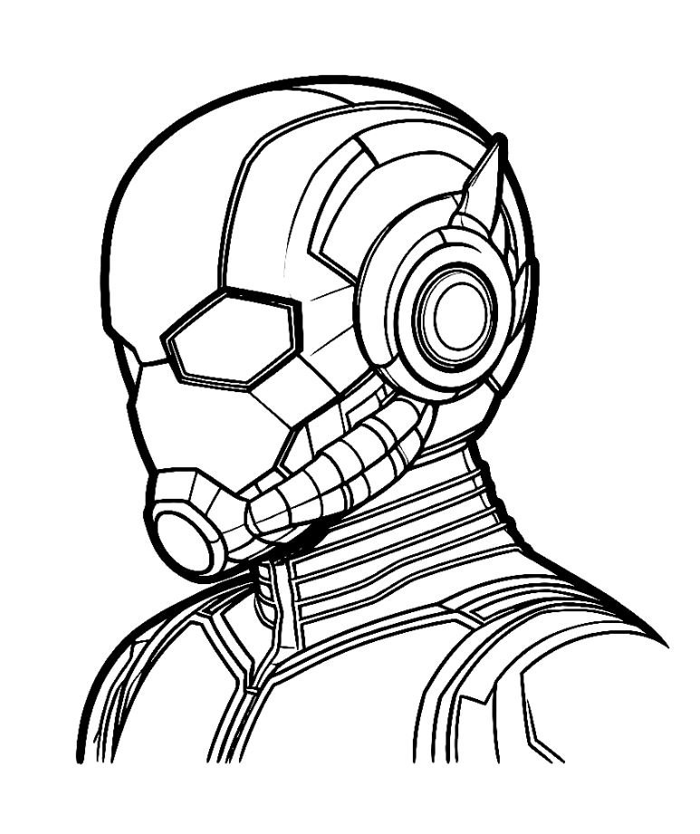 Dibujo de Ant Man para colorear