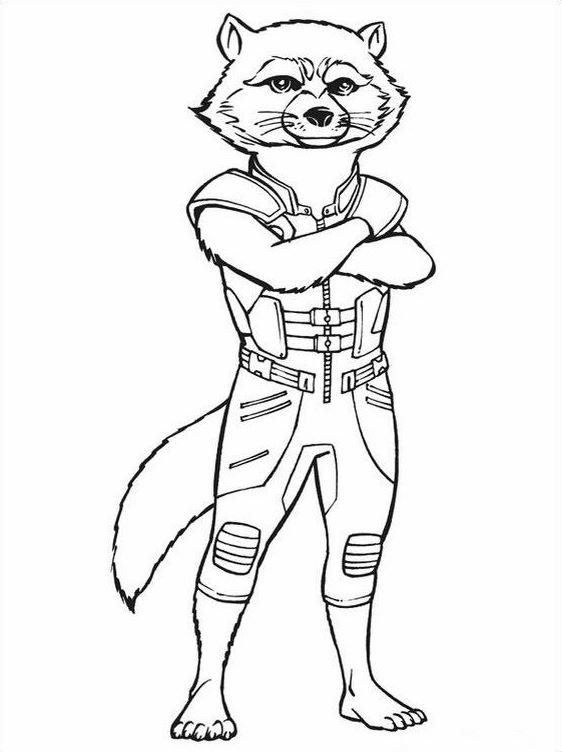 Dibujo de Rocket para colorear