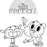 Dibujo del asombroso mundo de Gumball para colorear