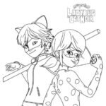 Las aventuras de Ladybug para colorear