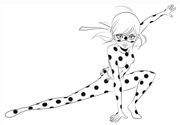Dibujo de Ladybug para colorear