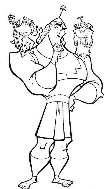 Dibujo de Kronk para colorear