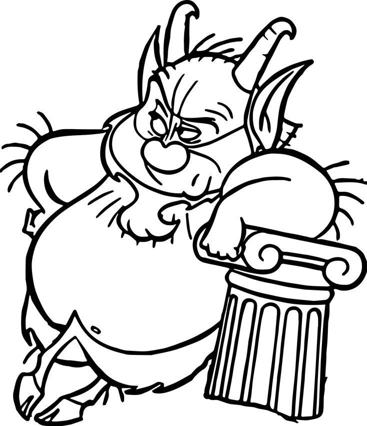 Dibujo de Phil Hércules para colorear
