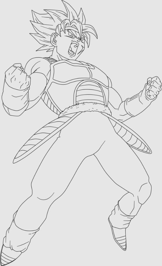 Dibujo de Bardock para colorear