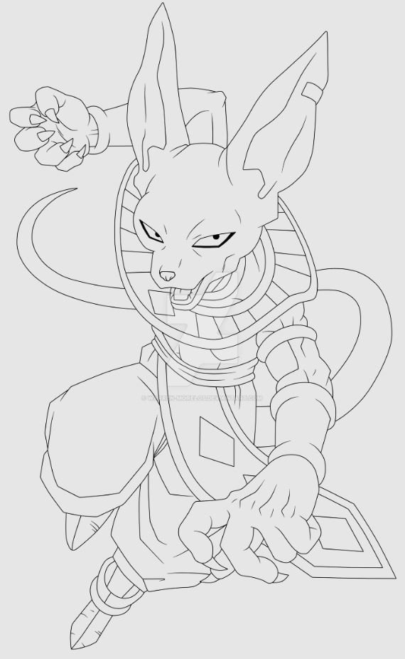 Dibujo de Beerus para colorear