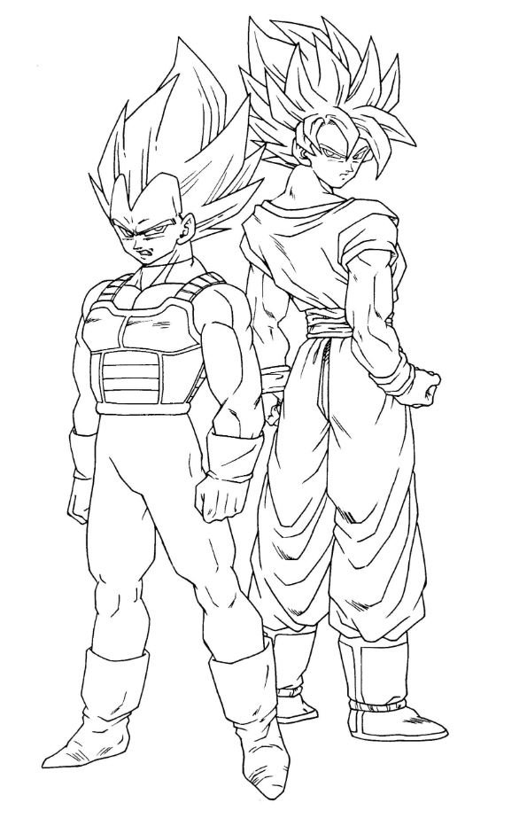 Dibujo de Dragon Ball para colorear
