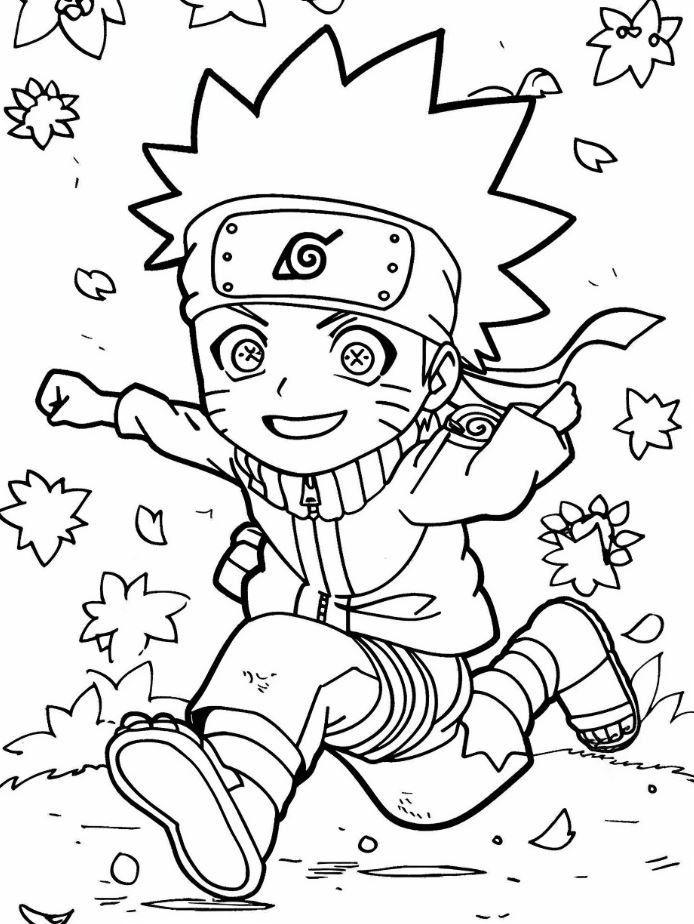 Dibujo de Naruto Kawaii