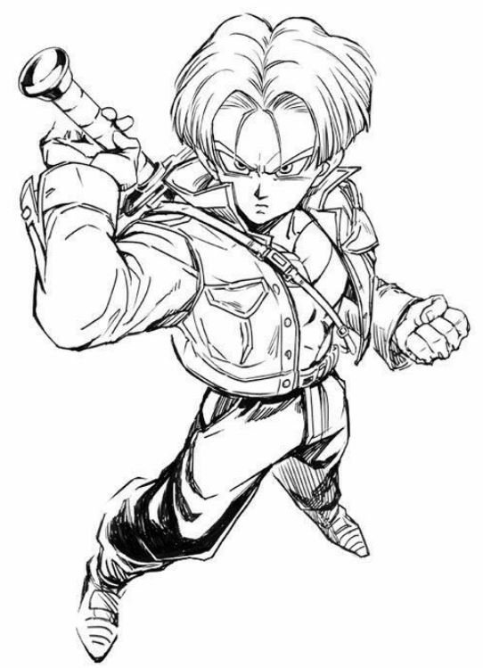 Dibujo de Trunks para colorear
