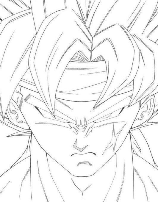 Dibujo de Bardock para colorear