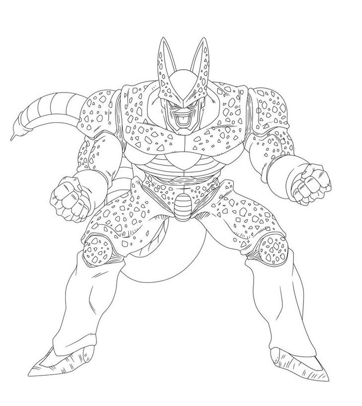 Dibujo de Cell para colorear