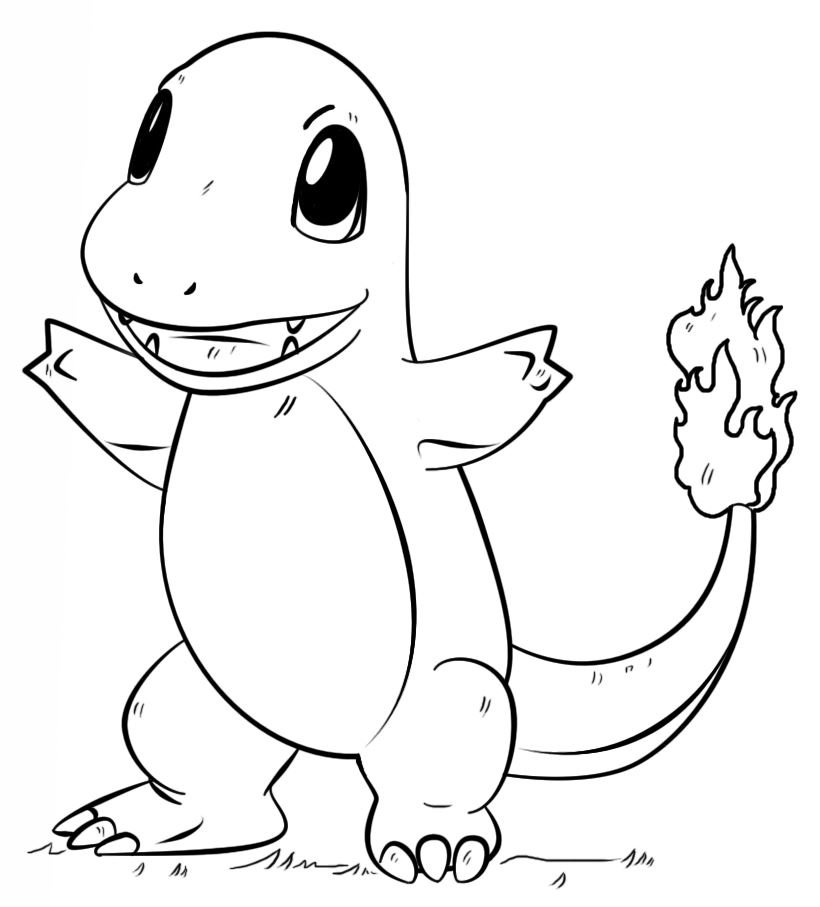 Dibujo de Charmander para colorear