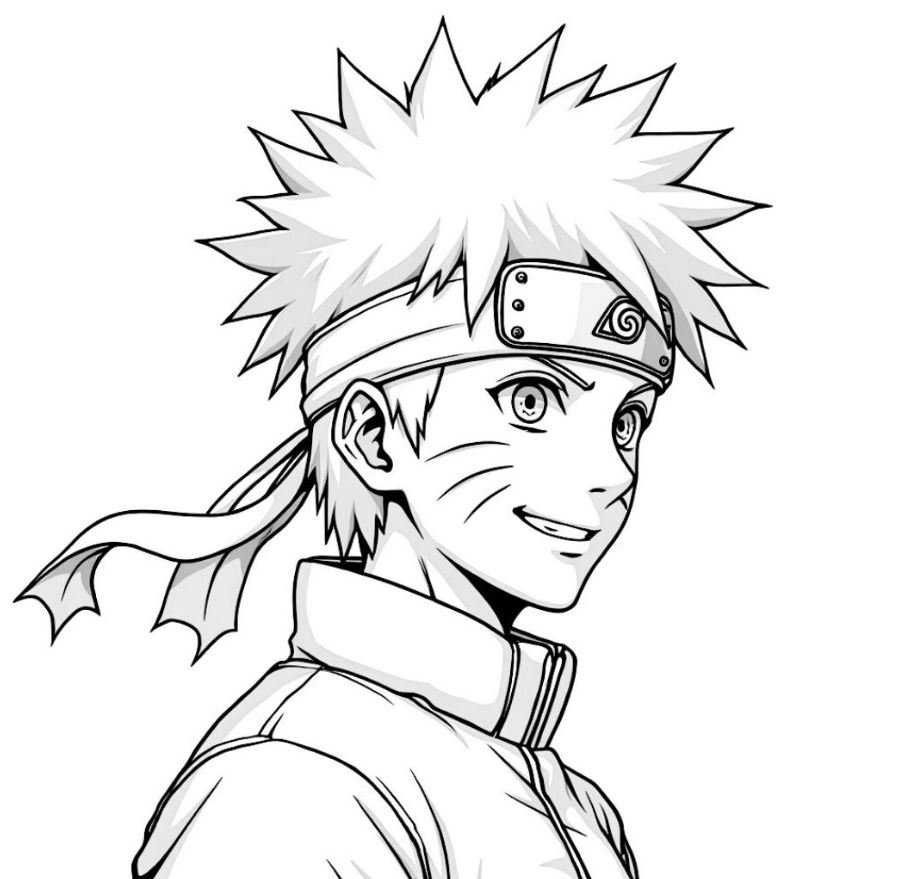 Dibujo de Naruto para colorear