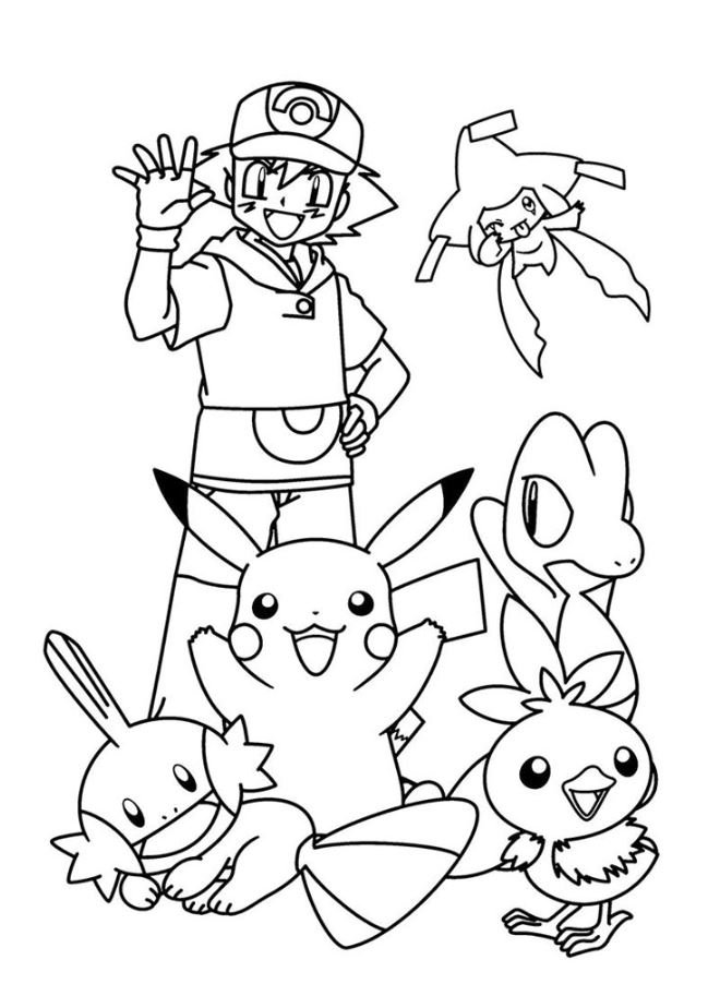 Dibujo de Pokemon para colorear