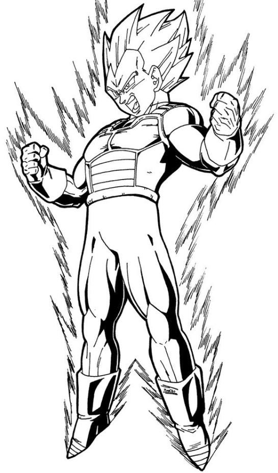 Dibujo de Vegetta para colorear