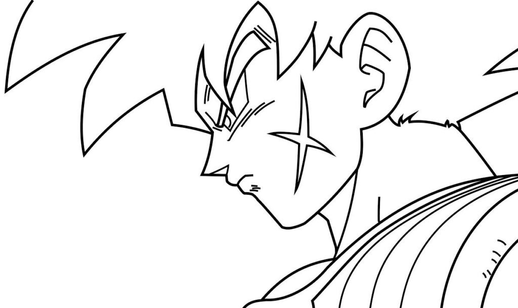 Dibujo de Bardock para colorear