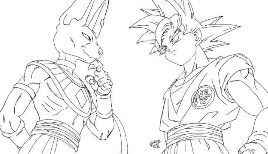 Dibujo de Beerus para colorear