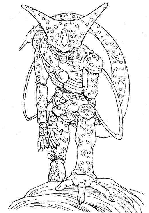 Dibujo de Cell para colorear