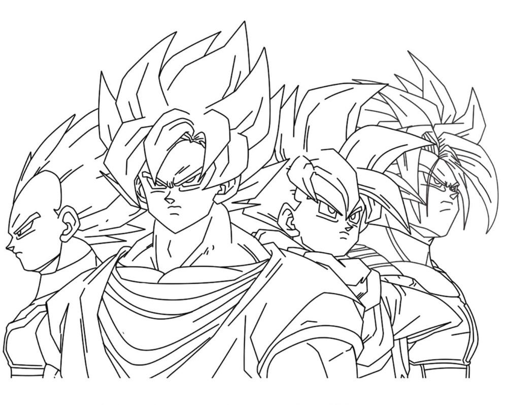 Dibujo de Dragon Ball para colorear