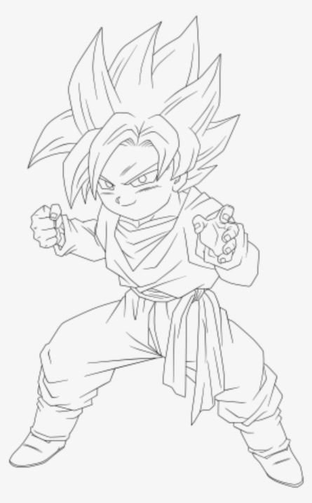 Dibujo de Goten para colorear