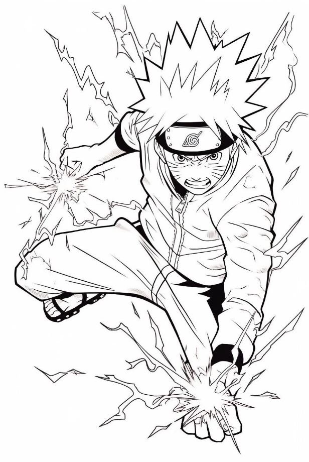 Dibujo de Naruto para colorear