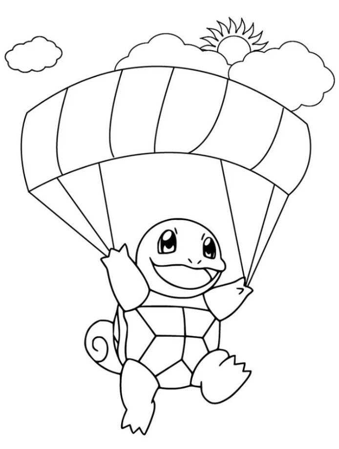 Dibujo de Squirtle para colorear