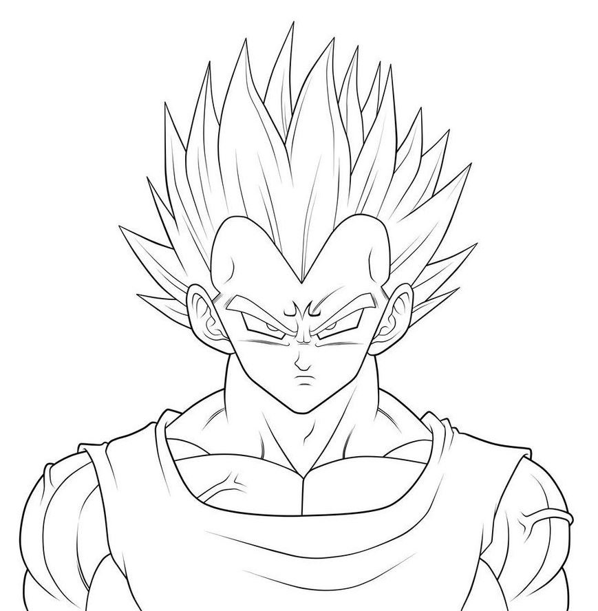 Dibujo de Vegetta para colorear