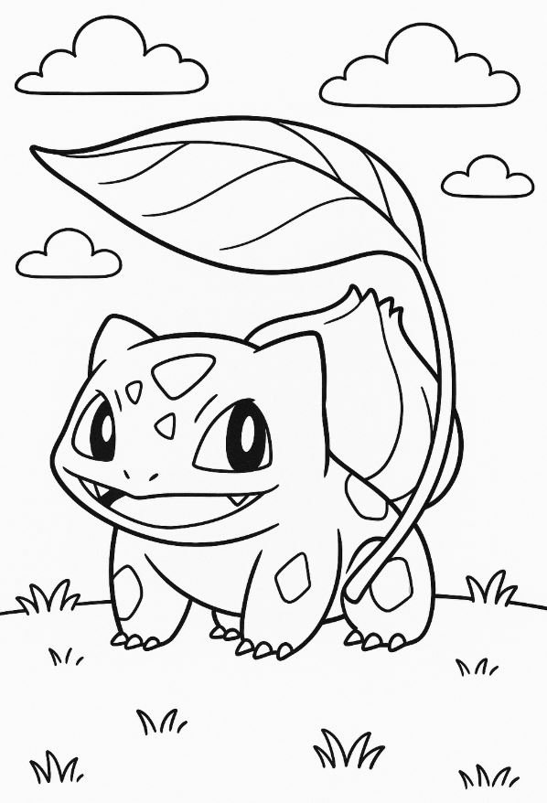 Dibujo de Bulbasaur para colorear
