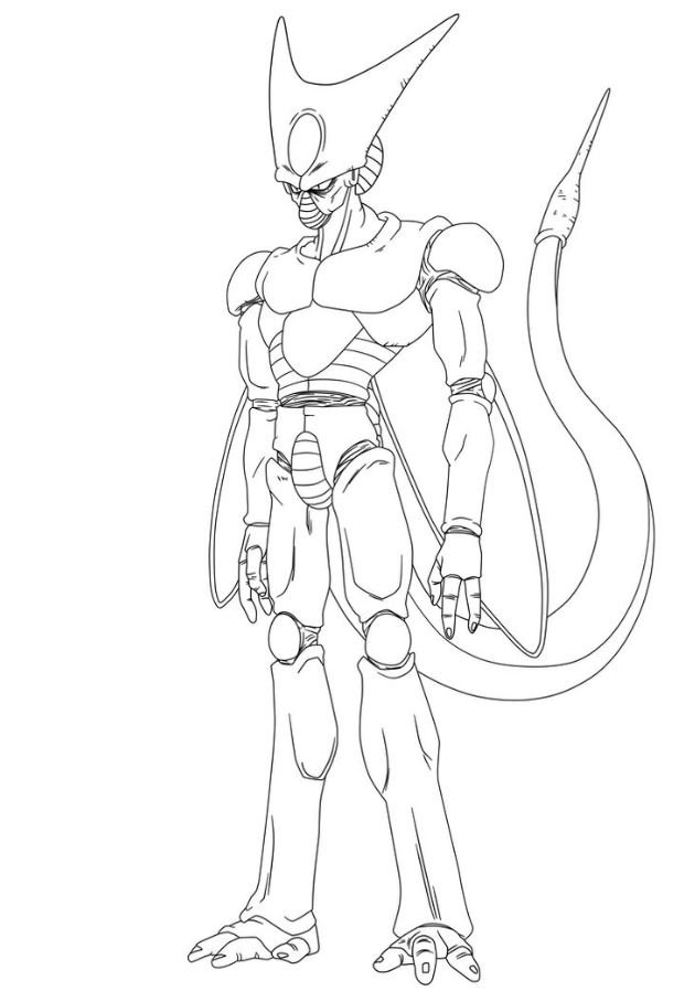 Dibujo de Cell para colorear