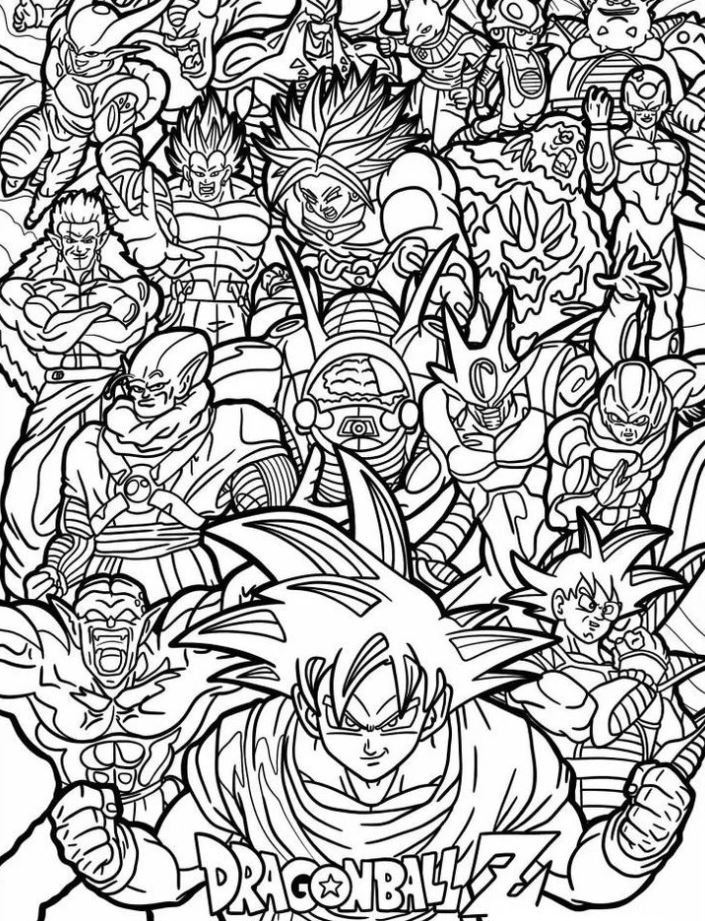 Dibujo de Dragon Ball para colorear