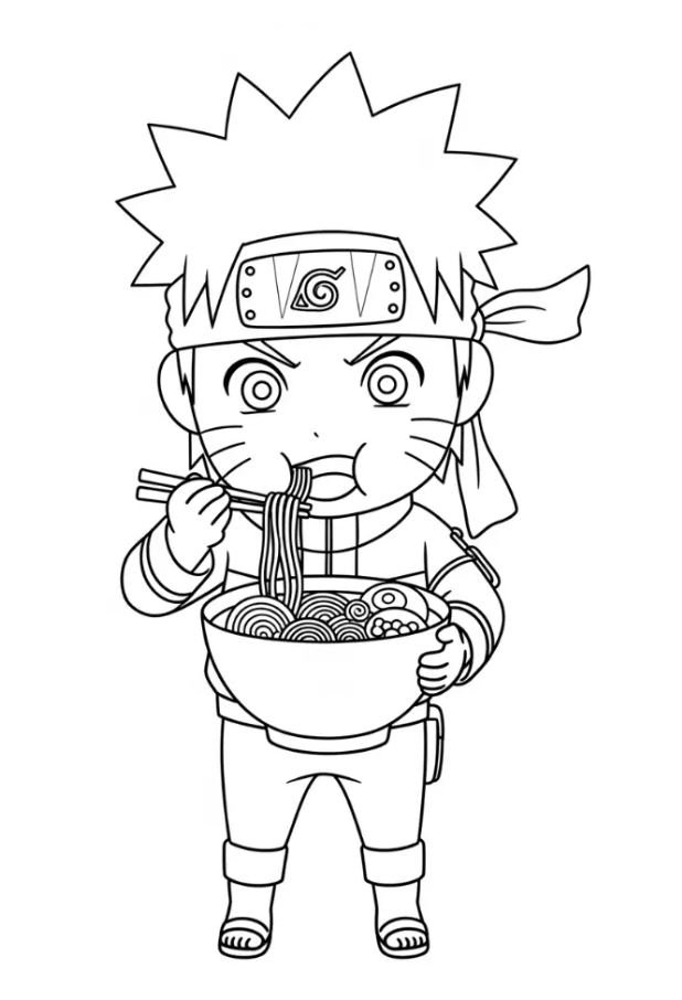 Dibujo de Naruto Kawaii