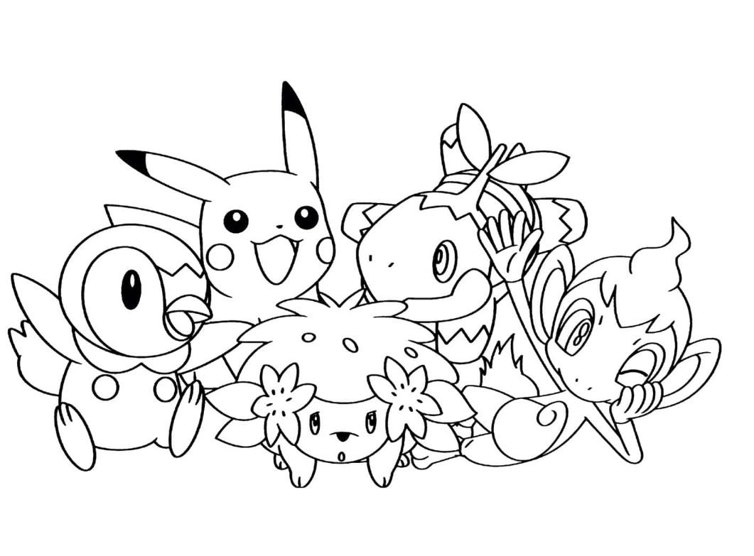 Dibujo de Pokemon para colorear