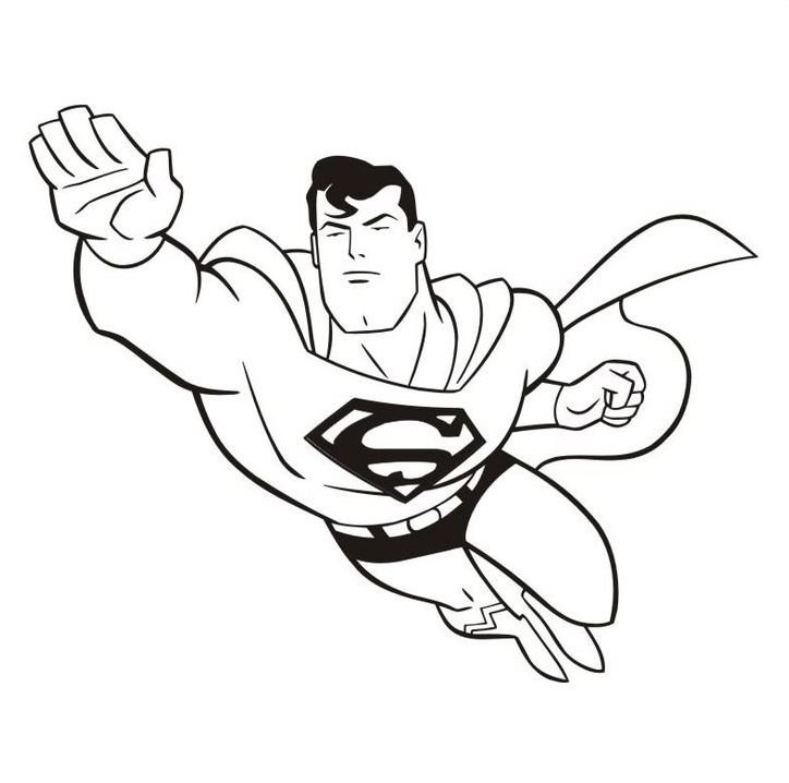 Dibujo de Superman para colorear
